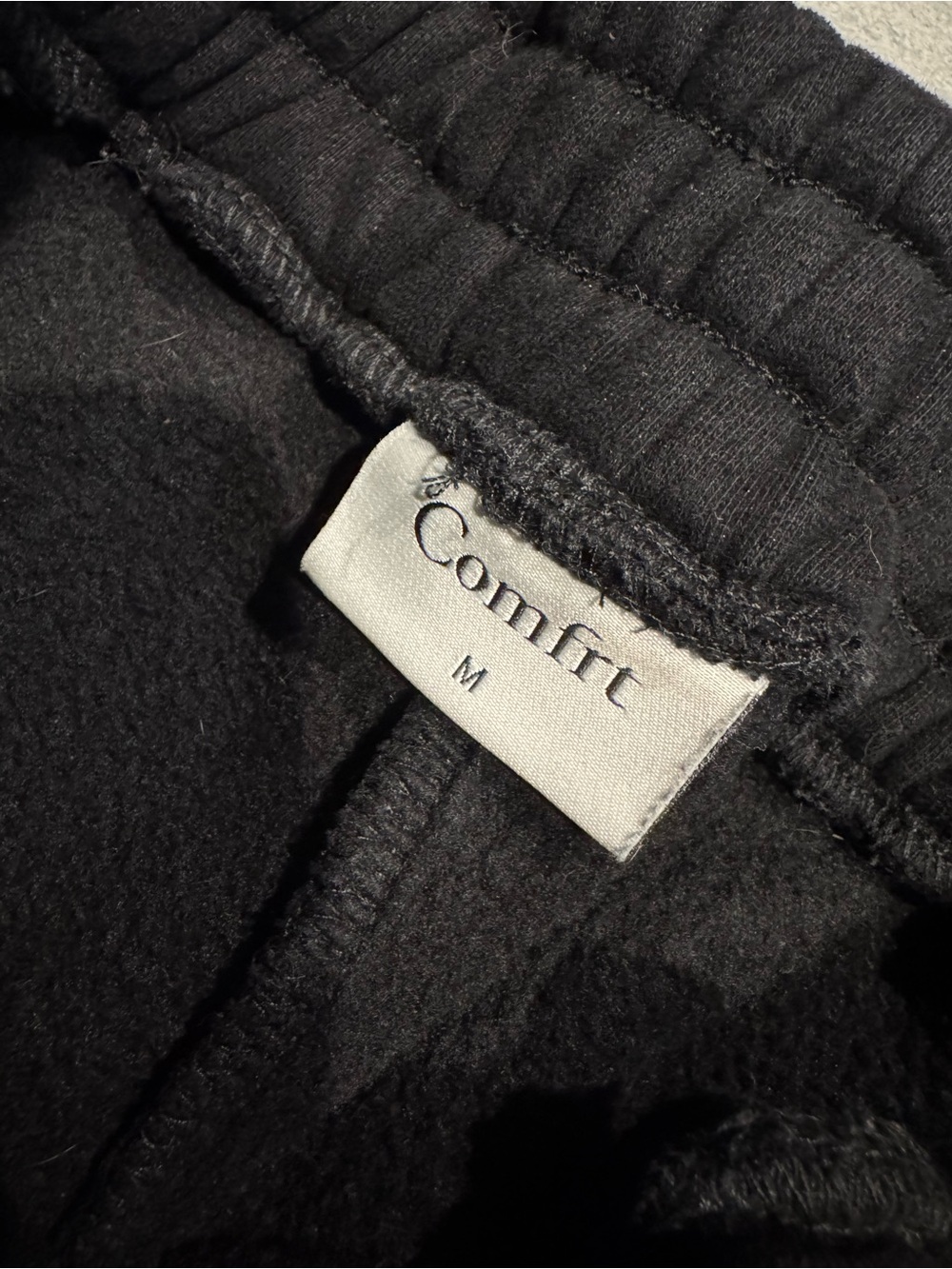 Comfrt Black Signature Fit Comfort Lounge Jogger Sweatpants Size Medium - Picture 3 of 3